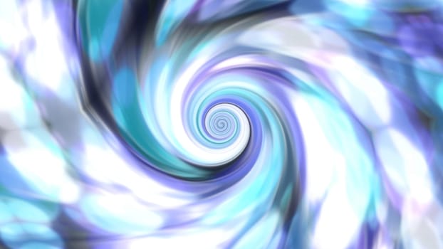 Spin of the gradient color at center. 2D layout illustration