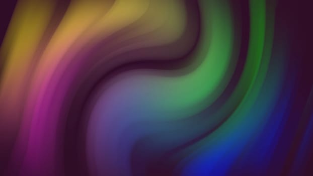 Colorful gradient wavy pattern soft background. 2D layout illustration