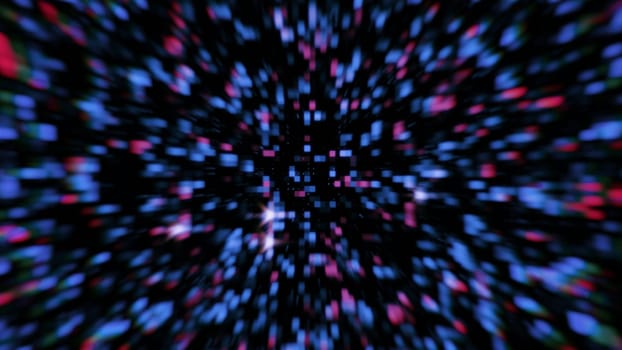 Blur soft blue and red background animation. 2D layout illustration