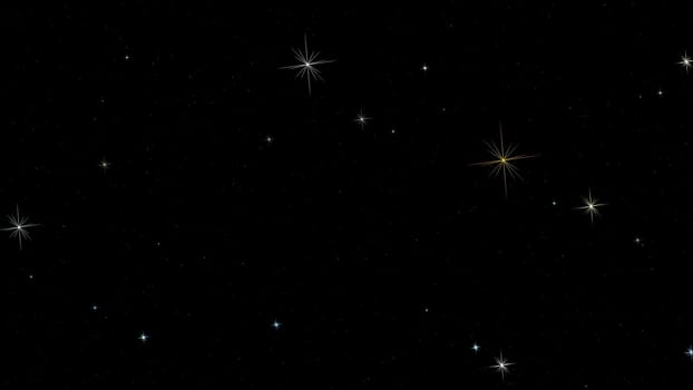 Yellow star glitter glow background. 2D layout illustration