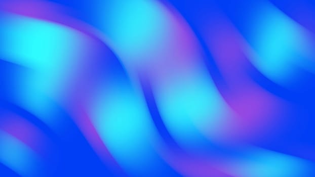 Soft blue wavy in glow background. 2D layout illustration