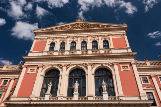 Wiener Musikverein,landmark of Vienna with Golden Hall