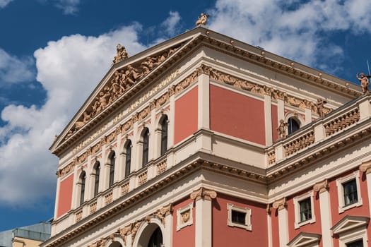 Wiener Musikverein,landmark of Vienna with Golden Hall