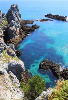 Ile Vierge, Crozon Peninsula, Finistere, Brittany, France