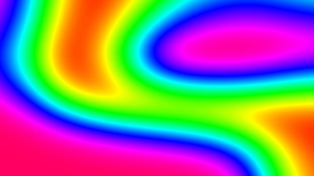 Curvy gradient colorize wavy abstract background. 2D layout illustration