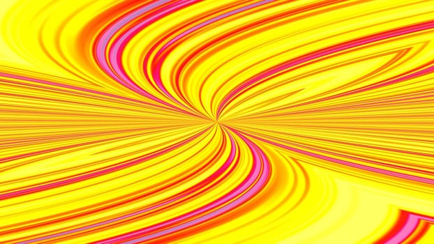 Yellow and red curve swirl at center. 2D layout illustration