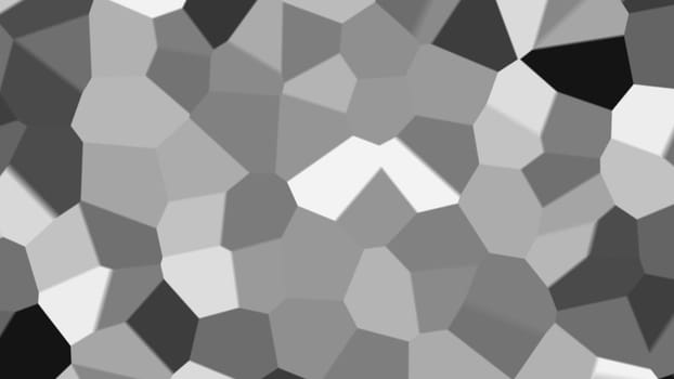 Grey color low poly background effect. 2D layout illustration
