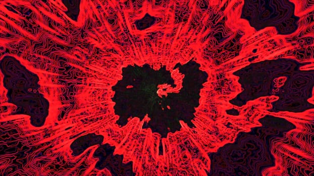 Red fractal noise abstract background. 2D layout illustration