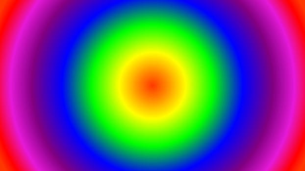 Colorful circular pattern background. 2D layout illustration