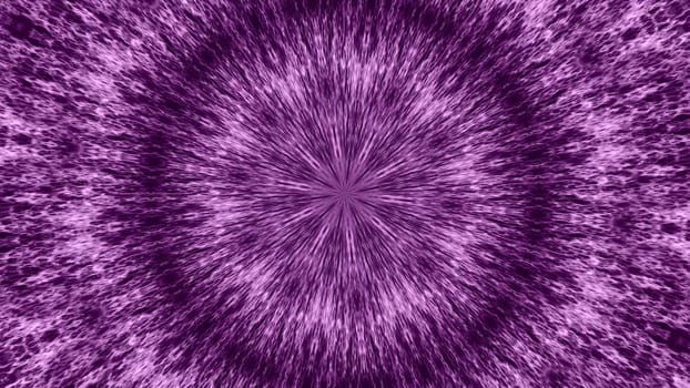 Purple circular kaleidoscope background effect. 2D layout illustration