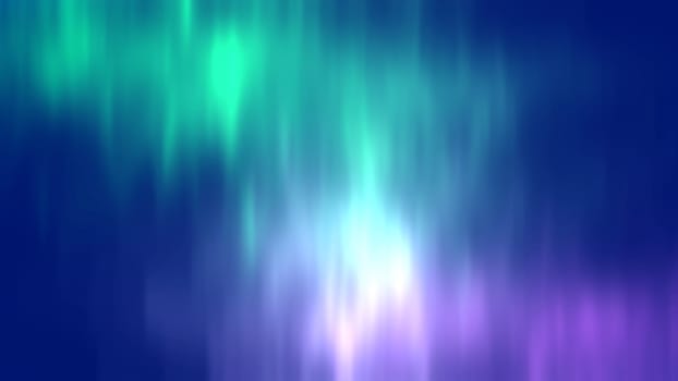 Aurora shape of green and purple. 2D layout illustration