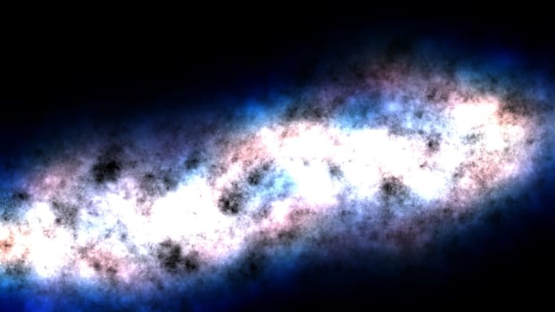 Universe pattern in dark background. 2D layout illustration