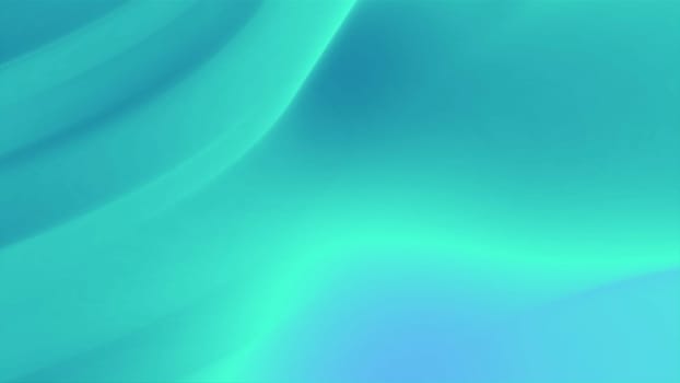 Green glow soft wavy background. 2D layout illustration