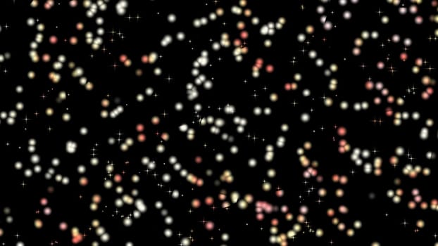 Colorful glitter and circle dot background. 2D layout illustration