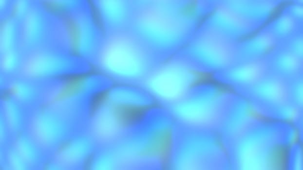 Soft blue glow gradient background. 2D layout illustration