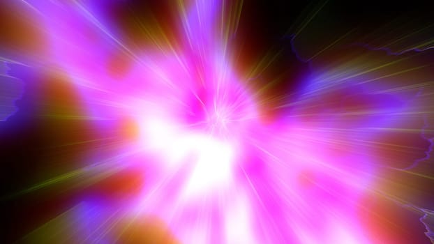 Purple energy zoom gradient background. 2D layout illustration