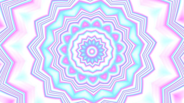 Soft blue kaleidoscopic gradient background. 2D layout illustration