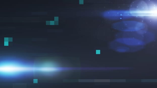 Digital glitch signal error. 2D layout illustration