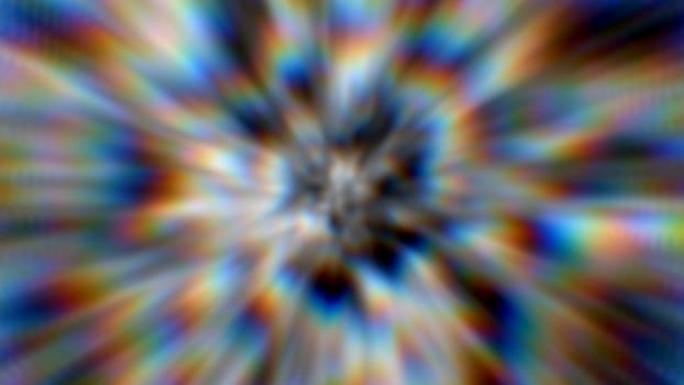 Soft spin prism chrome background. 2D layout illustration