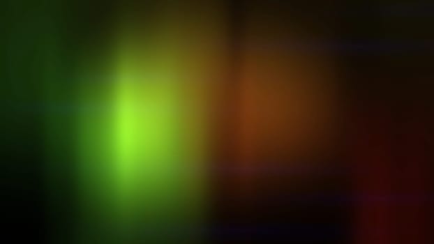 Soft green and yellow aurora background. 2D layout illustration
