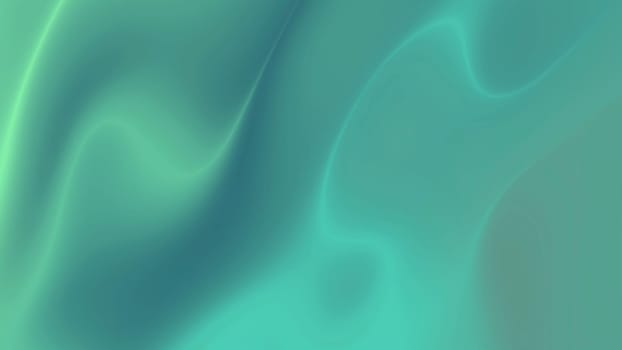 Green wavy glow pattern background. 2D layout illustration