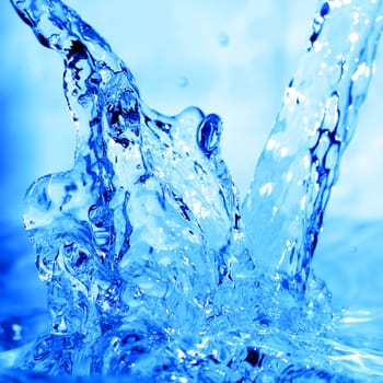 water wet splash macro close up