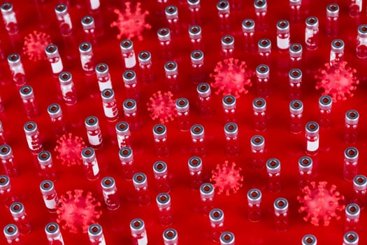 Pandemic medical health risk concept, corona virus