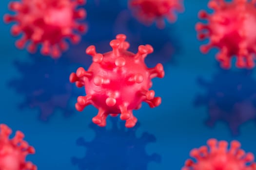 Virus close up, coronavirus concept