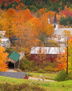 Village Bridge Waterville, VT.