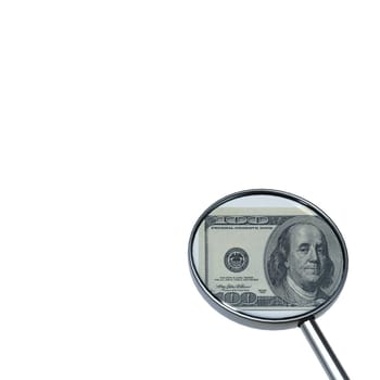 Magnifying glass isolated on white for adv or others purpose use