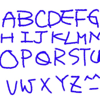 brush line alphabet for adv or others purpose use