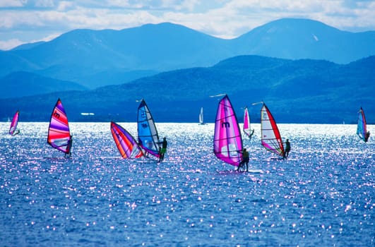 Lake Champlain is the 6th largest lake in the USA.  It is the next largest lake after the Great Lakes and in fact there was a bill proposed in Congress to make it part of the Great Lakes.  The bill failed, but LC is the Greatest Lake.  It borders Vermont, Upstate New York and Canada.  It is 15 miles wide, 115 miles long and 400 feet deep.