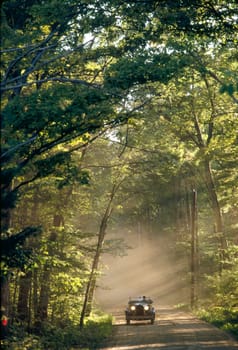 Driving in East Middlebury, Vermont