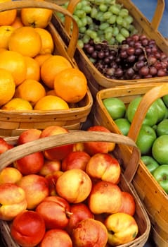 Fruit sold at a farmer's market in Vermont.