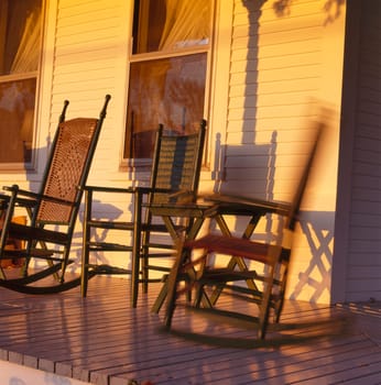 Rocking chair in Greensboro, Vermont