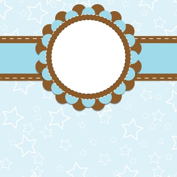 Template cards for the boy, vector illustration, eps10
