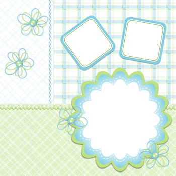 Template cards for the boy, vector illustration, eps10