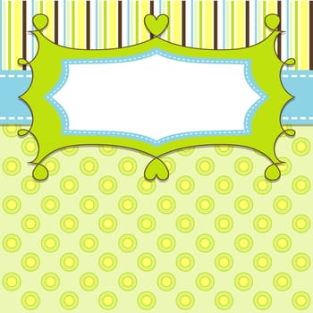 Template cards for the boy, vector illustration, eps10