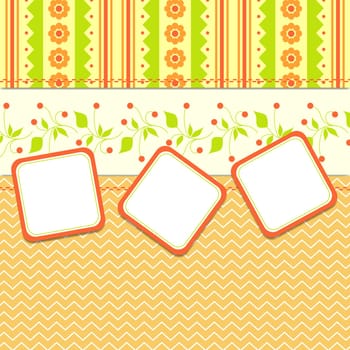 Template greeting card, vector illustration, eps10