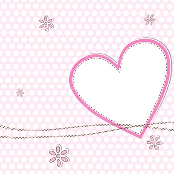 Template greeting card, vector illustration, eps10