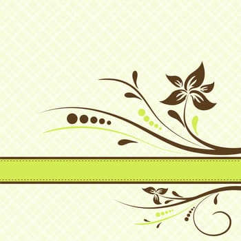 Template greeting card, vector illustration, eps10
