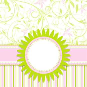 Template greeting card, vector illustration, eps10