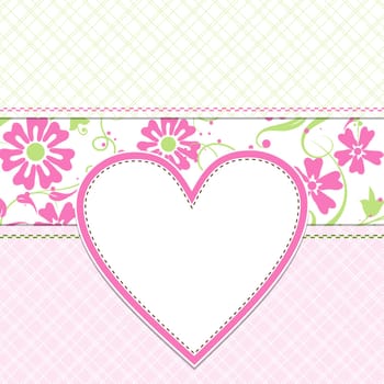 Template greeting card, vector illustration, eps10