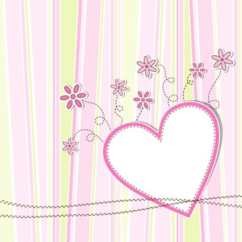 Template greeting card, vector illustration, eps10