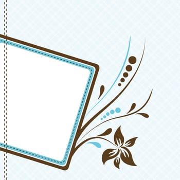 Template greeting card, vector illustration
