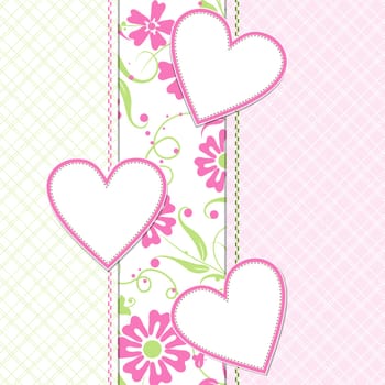 Template greeting card, vector illustration, eps10