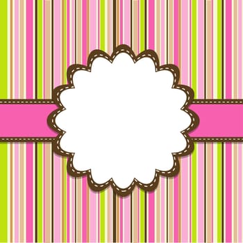 Template greeting card, vector illustration, eps10