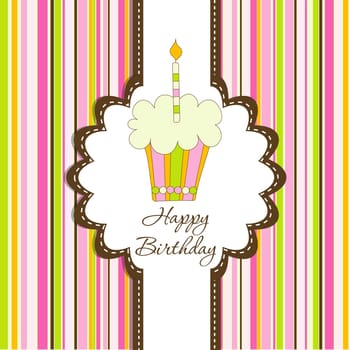 Template greeting card, vector illustration, eps10