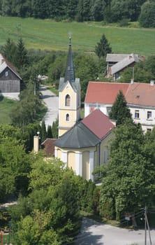 The parish church of St. John the Baptist in Gornji Desinec, Croatia