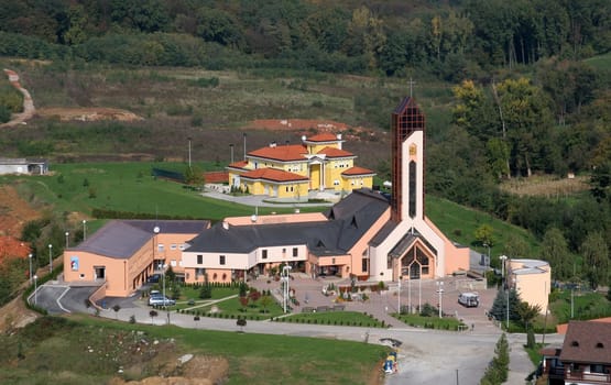 Saint Anthony of Padua parish church in Sesvetska Sela, Croatia